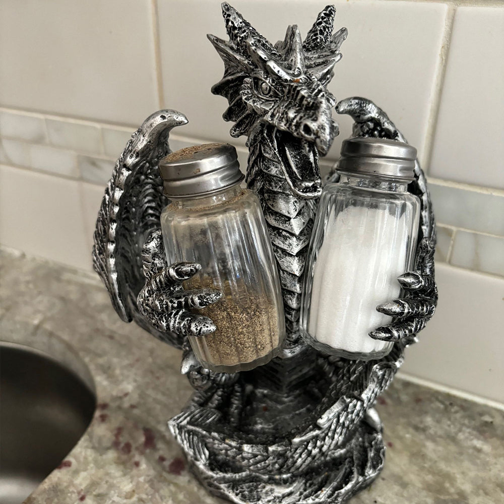 Fantasy Kitchen Dragon Holder For Salt and Pepper