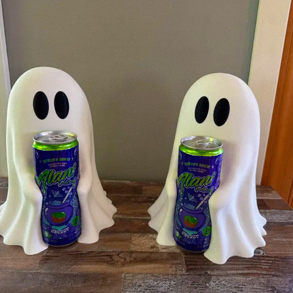 Sippy Ghost Coke Holder Halloween Decor