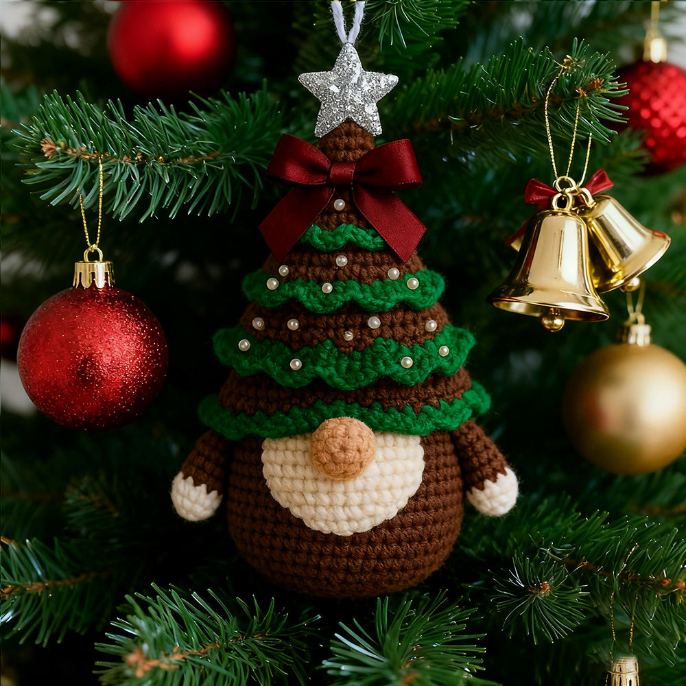 Crochet Christmas Tree Gnome