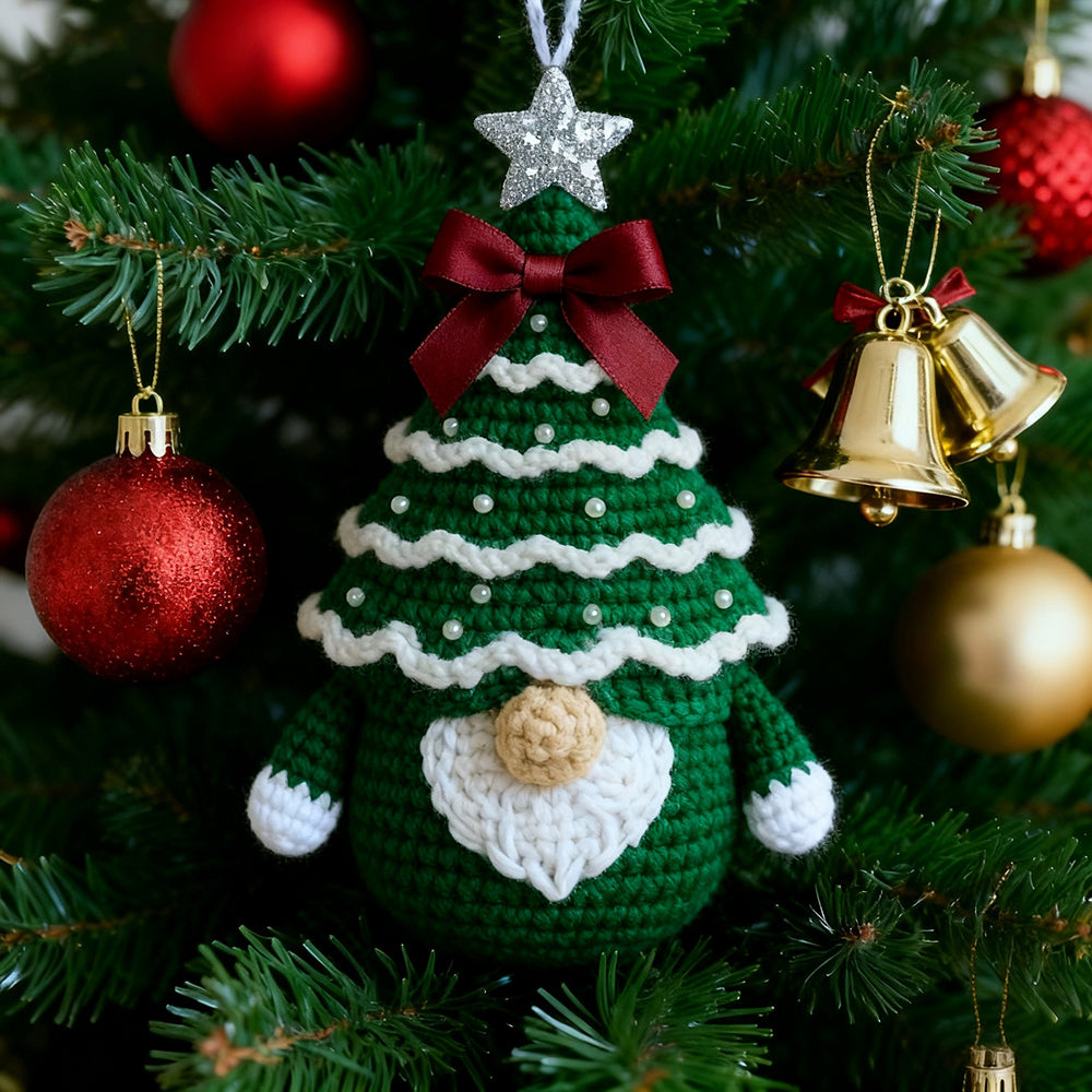 Crochet Christmas Tree Gnome