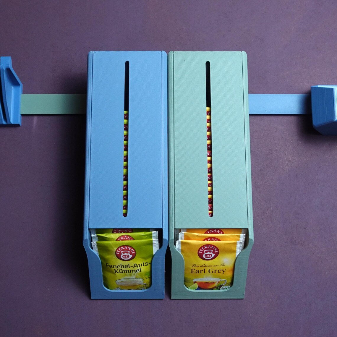 Tea Bag Dispenser | Tea Holder with See-Through Window, 20-25 Bags