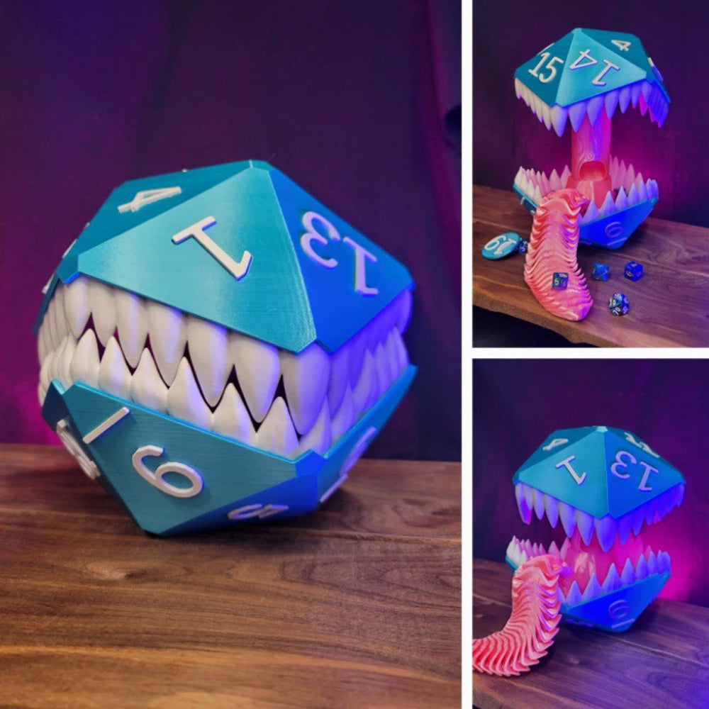 🎲👹 Mimic Dice Tower. Blue