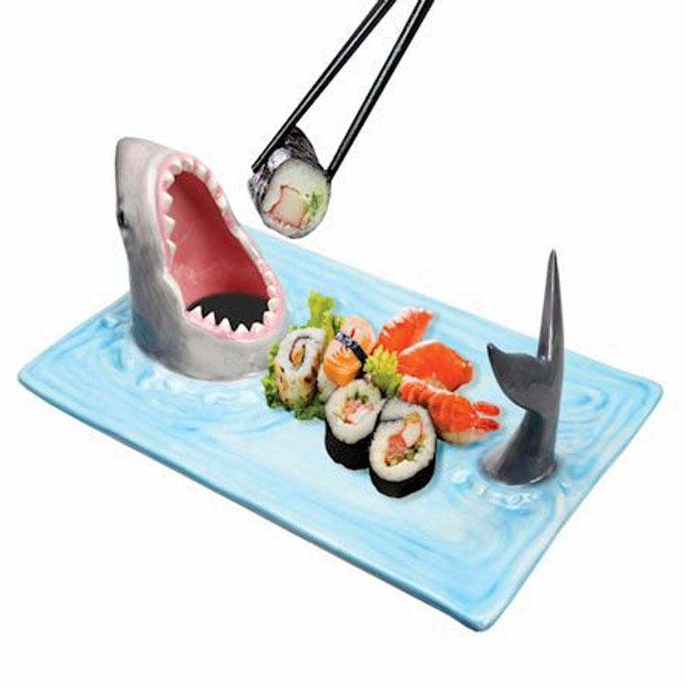 This shark can eat sushi with you