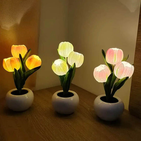 Potted Tulip LED Lights