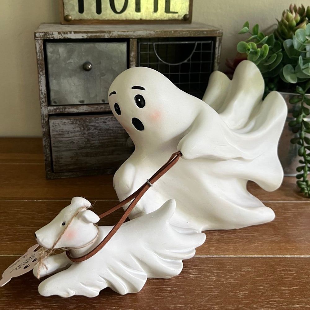 2025 New Ghost Walking Dog Statue