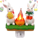 🐰2025 Easter Bunny Bonfire Flashing Night Light