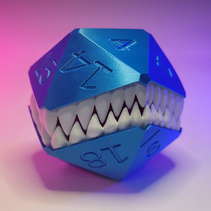 🎲👹 Mimic Dice Tower. Blue