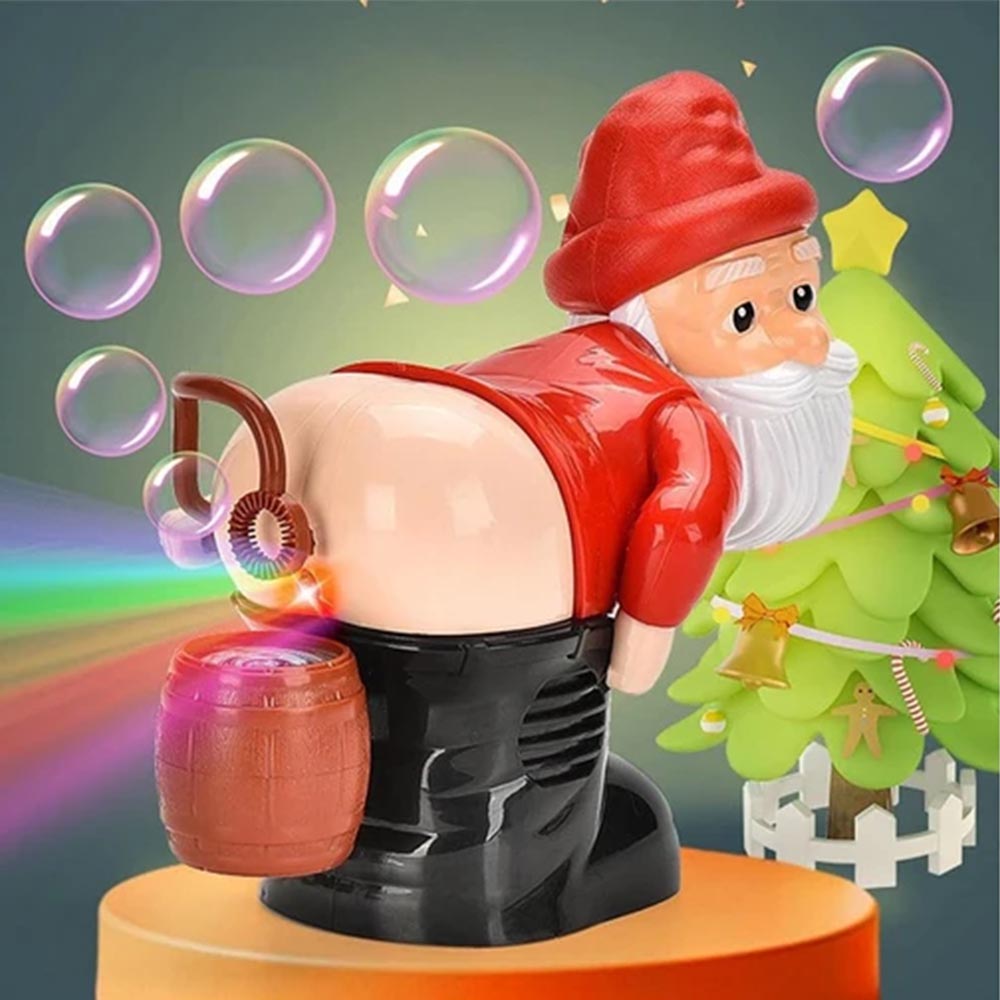 Funny Santa Claus bubble machine