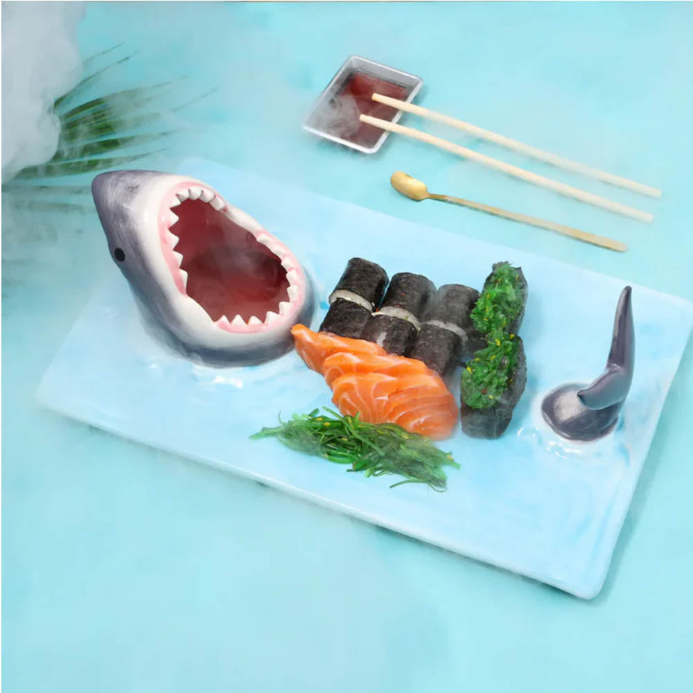 This shark can eat sushi with you