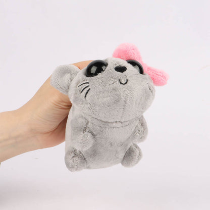 Sad hamster meme plush toy