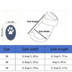 Button swivel soft sole non-slip oxford cloth dog shoes