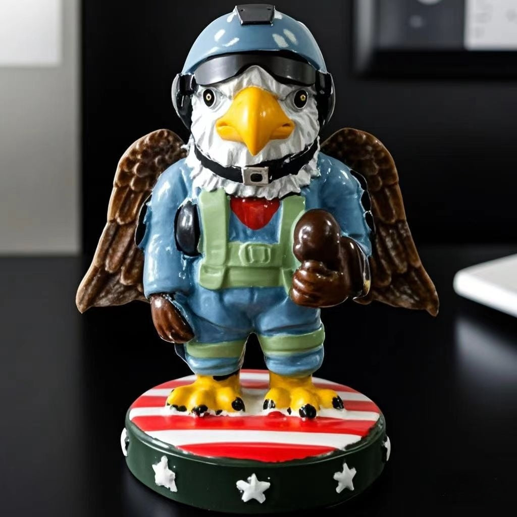 Armed Eagle Figure. Verteran Gift