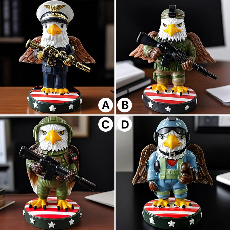 Armed Eagle Figure. Verteran Gift