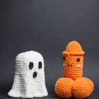 A Funny Crochet Ghost Giant