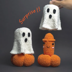 A Funny Crochet Ghost Giant