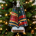 American Baseball League Christmas Tree Ornaments. Set of 3