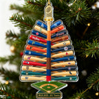 American Baseball League Christmas Tree Ornaments. Set of 3
