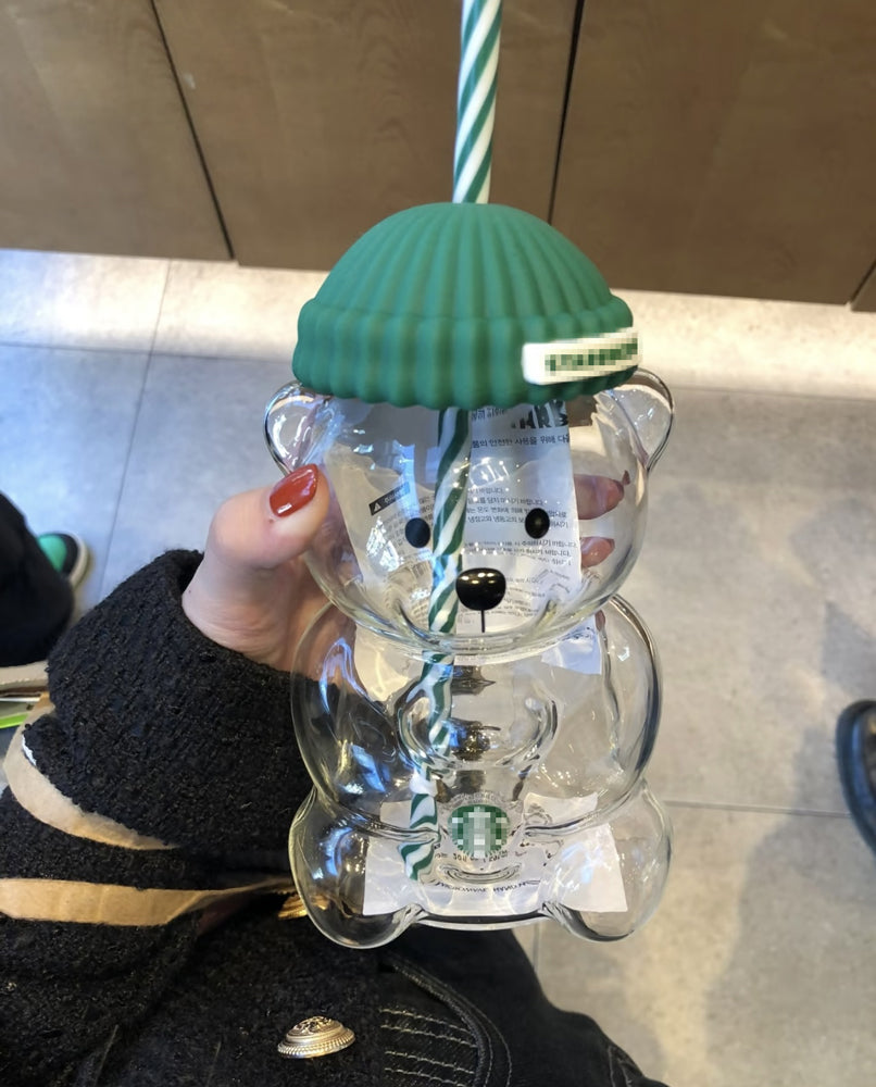 2026 Barista Bear Glass Cup Limited Edition, 503 ML