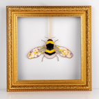 Bumble Bee Stained Suncatcher