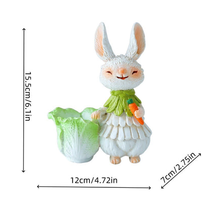 Cabbage and Bunny Ornament for easter