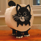 Cat Toilet Paper Holder