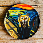 Ceramic Cat Art Coasters