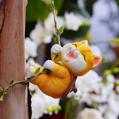 Climbing Bunny And Her friends Garden Sculpture For Easter 2025