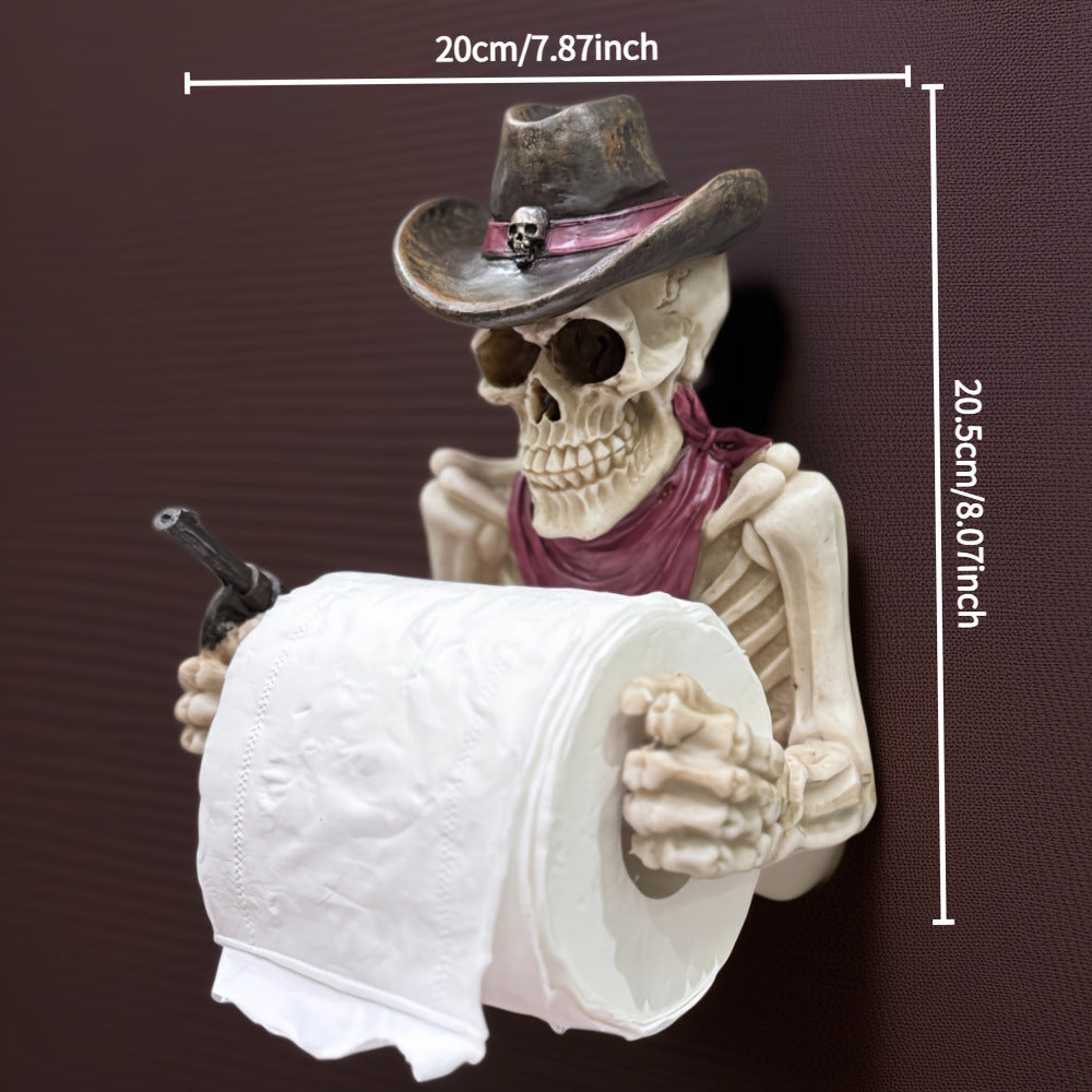 Spooky Cowboy Toilet Paper Holder