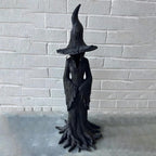 Gothic Halloween Forest Witch Statue