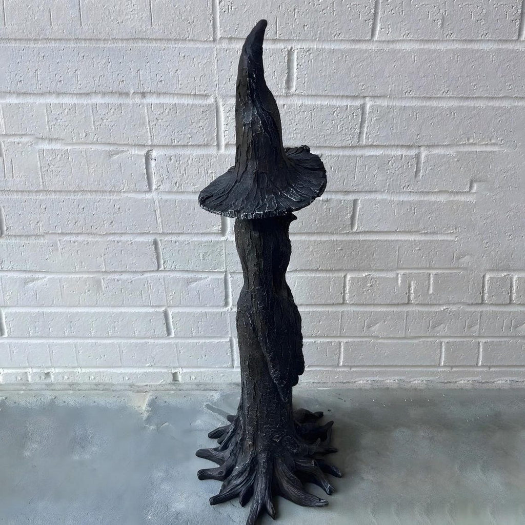 Gothic Halloween Forest Witch Statue