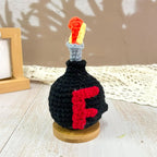 Crochet Bomb Stuffed Toy,Emotional Support Bomb