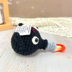 Crochet Bomb Stuffed Toy,Emotional Support Bomb