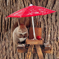 Cute Squirrel Resort With Sun Umbrella