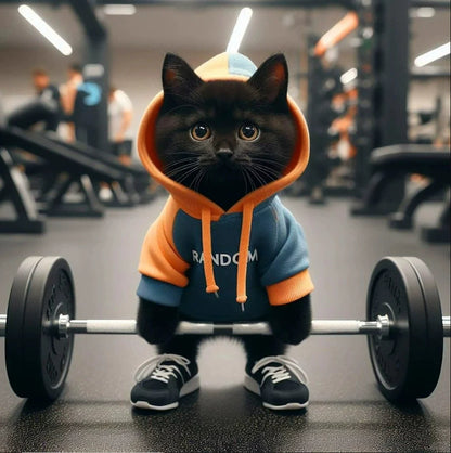 Gym Kitty: The Purr-fect Workout Buddy!