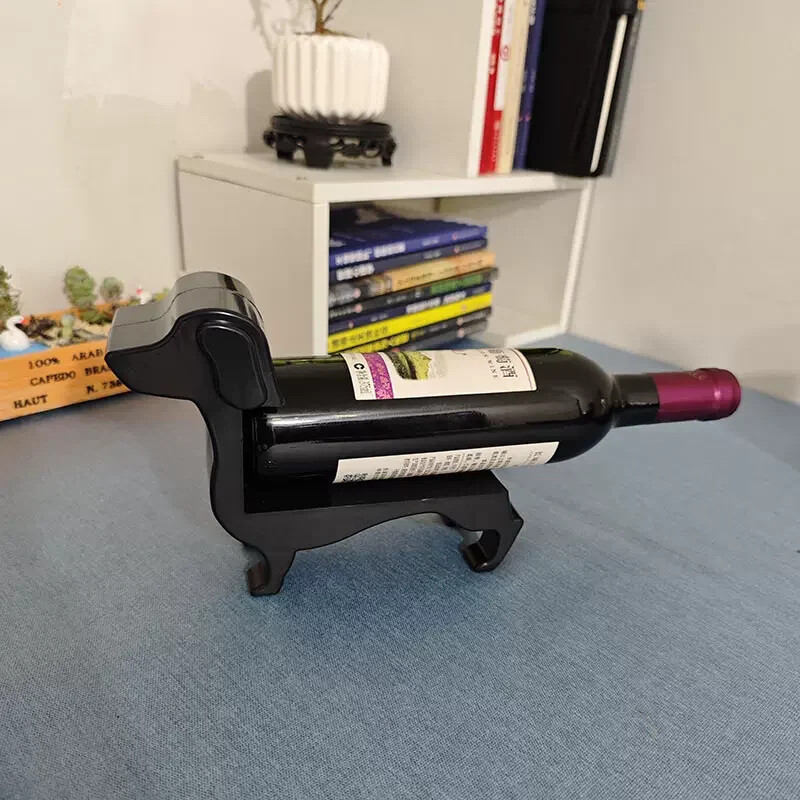 Dachshund wine bottle holder