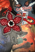 Demogorgon knitted keychain, 5.2"-6"