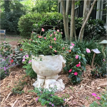 Face Statue Planter