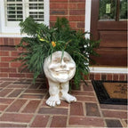 Face Statue Planter