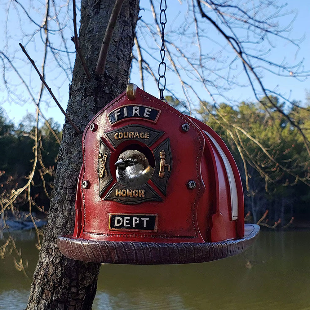 Firefighter Bird House-The best gift for the most brave fighter