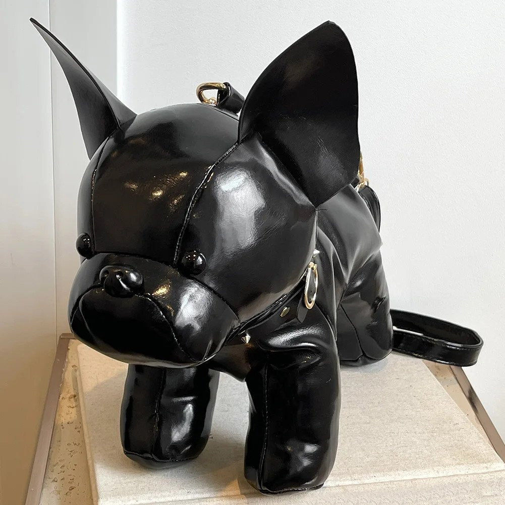 Frenchie Shape Crossbody Bag