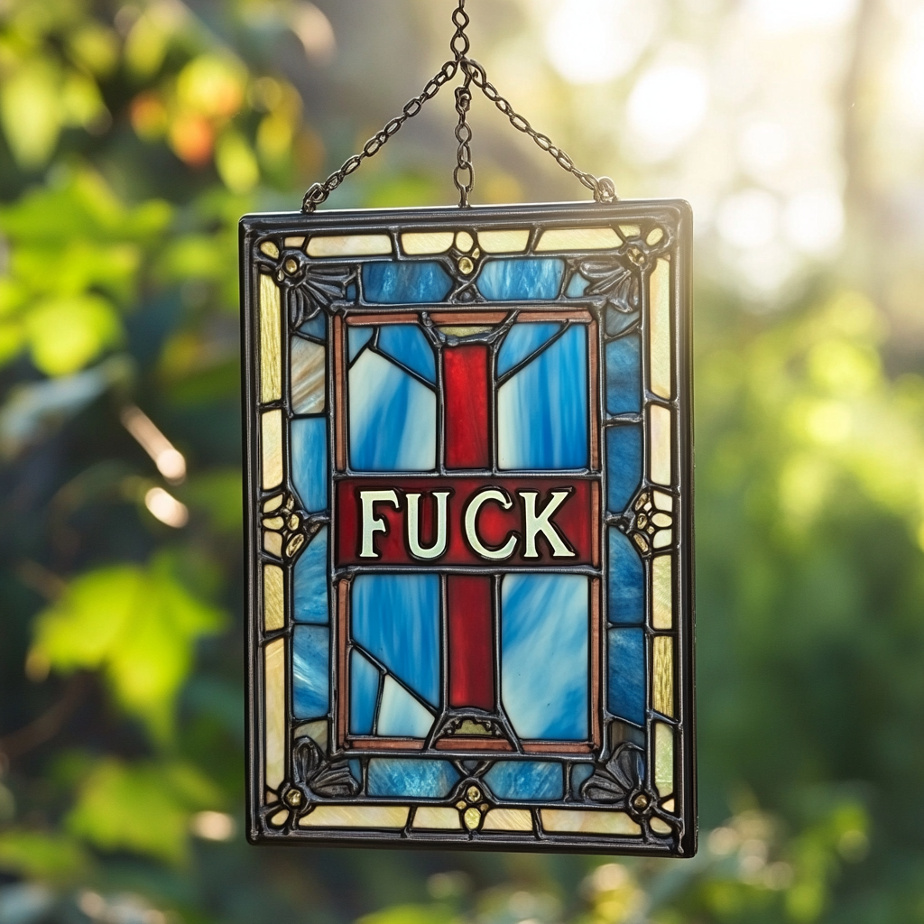 Bad Words Suncatcher
