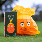 Funny Orange Unscented Leakproof Dog Waste Bags
