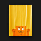 Funny Orange Unscented Leakproof Dog Waste Bags