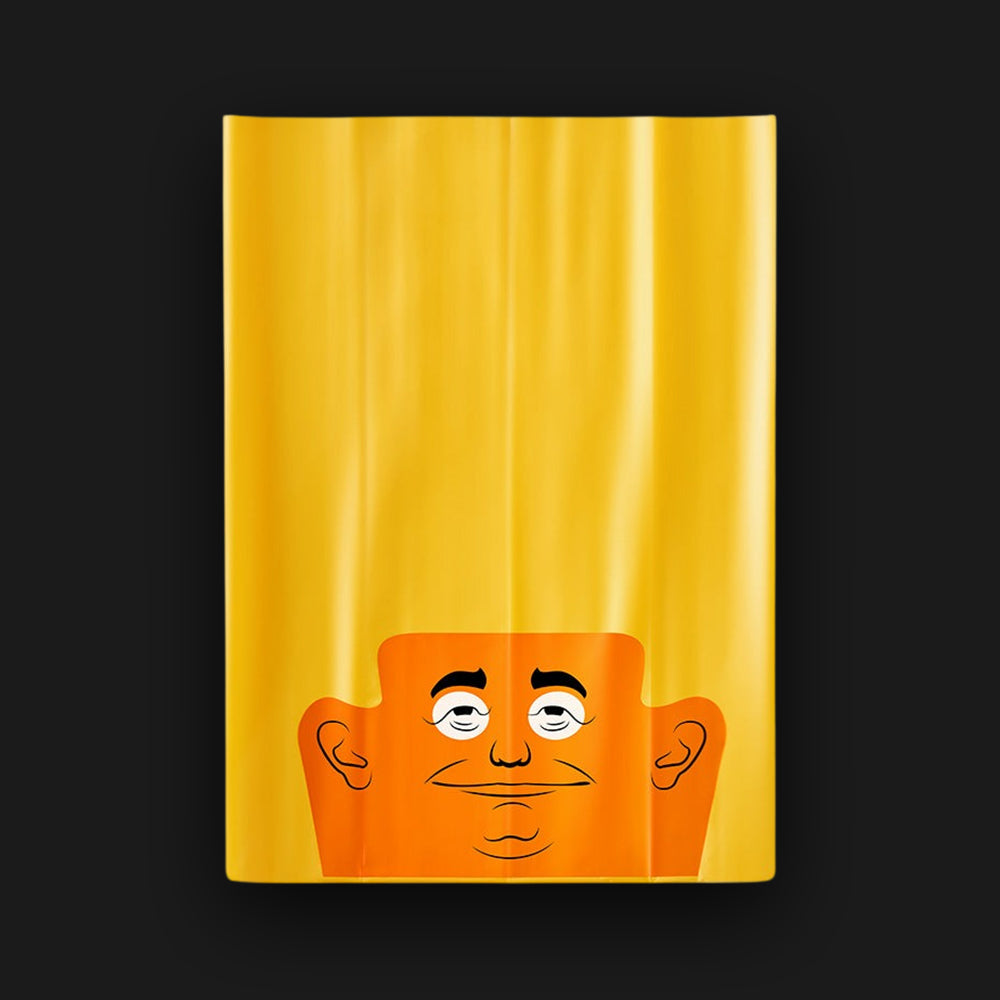 Funny Orange Unscented Leakproof Dog Waste Bags