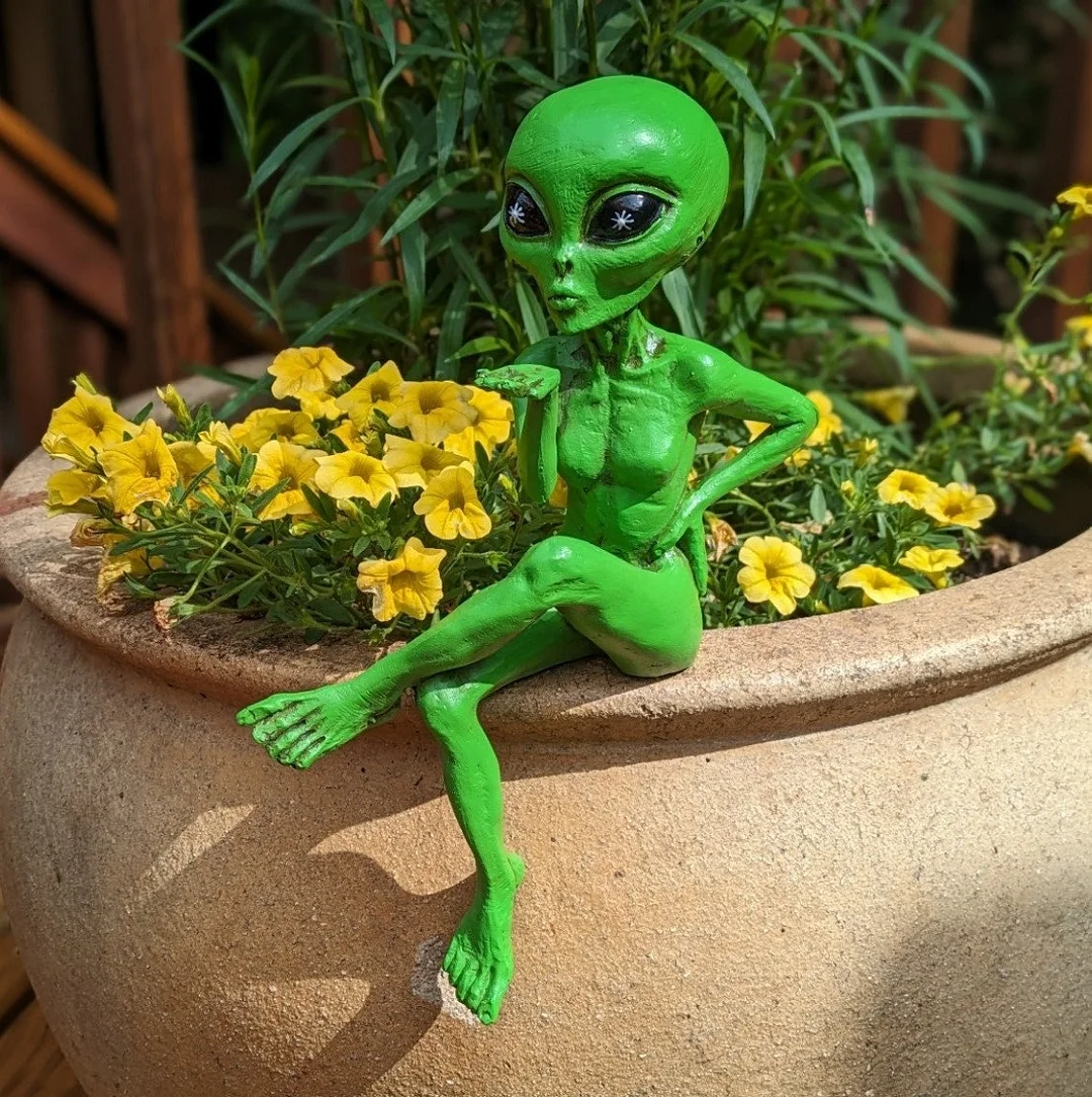 Funny Alien Statue
