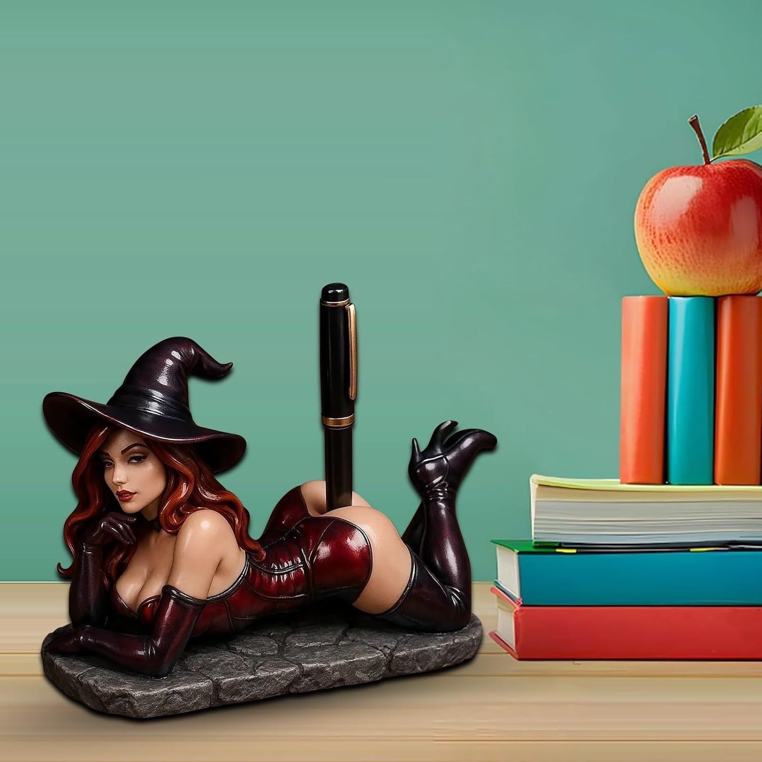 Funny Witch Pen Holder