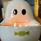 Halloween Funny Ghost Candlestick Ashtray Snack Box