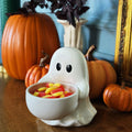 Halloween Funny Ghost Candlestick Ashtray Snack Box