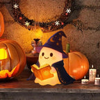 Ghost Wizard Book Lamp