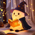 Ghost Wizard Book Lamp